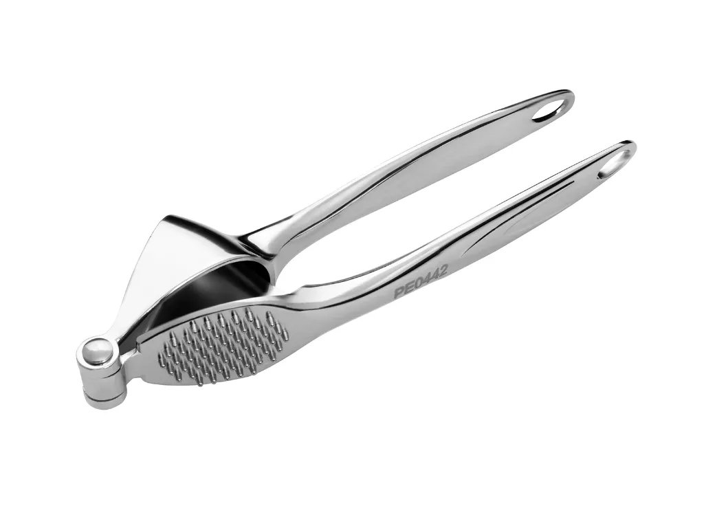 PE0442 Professional Garlic Press Stainless Steel – Strong Hinge Garlic & Ginger Mincer Tool.webp
