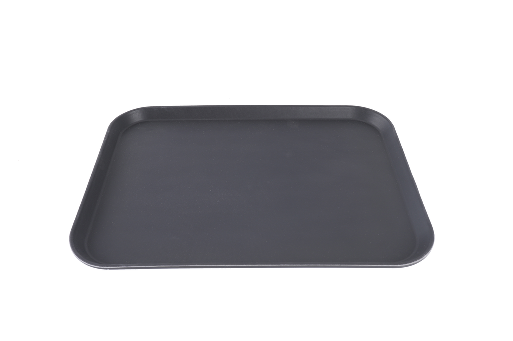 [PE6914] FG Anti-skid | Black Rectangular Salver (Serving Tray) 12x16in