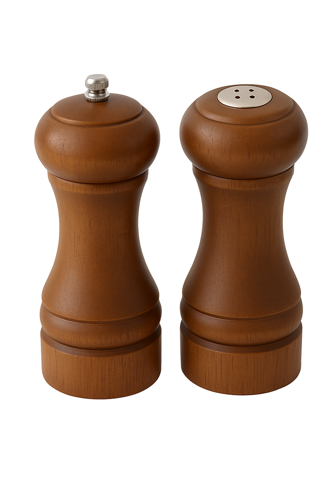 [MLY-3311] Cruet Set of 2 Pcs - 
Pepper Crusher / Pepper Grinder 5in. - Wooden