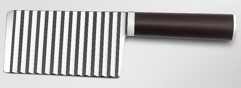 [PE0520 / TX1] French Fry Slicer Zig-Zag Knife - Wide