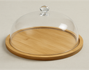 [PE0437] Cake Stand Multi Functional Serving Platter and Cake stand with Dome 32CM