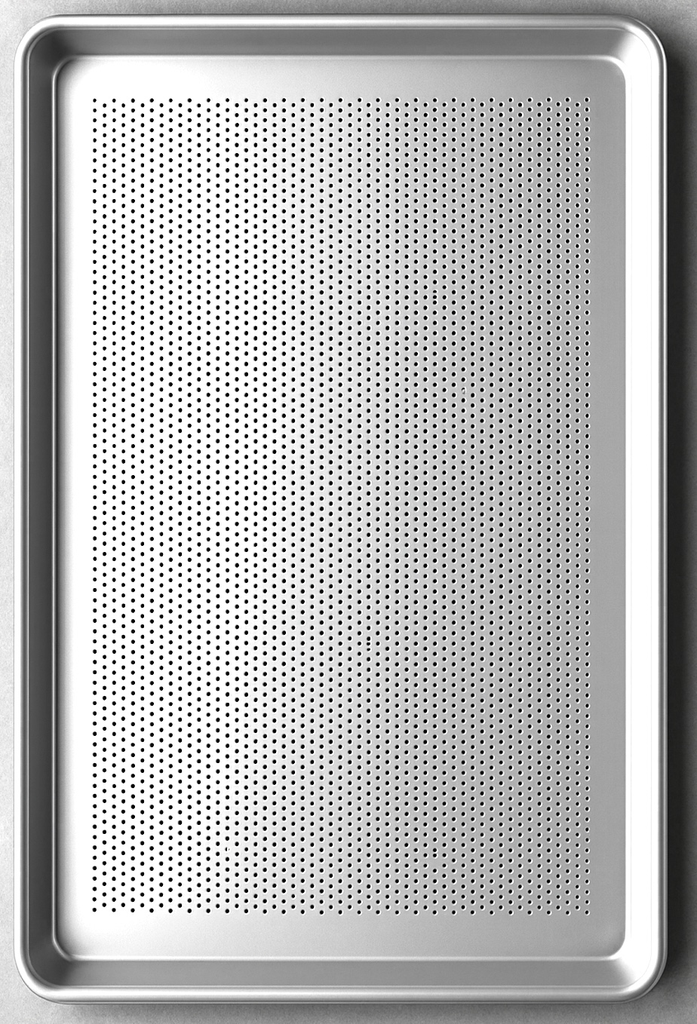 [BKT001] Baking Tray 60x40cm Perforated - Aluminium