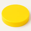 Chopping Board Round Yellow 14x2in.