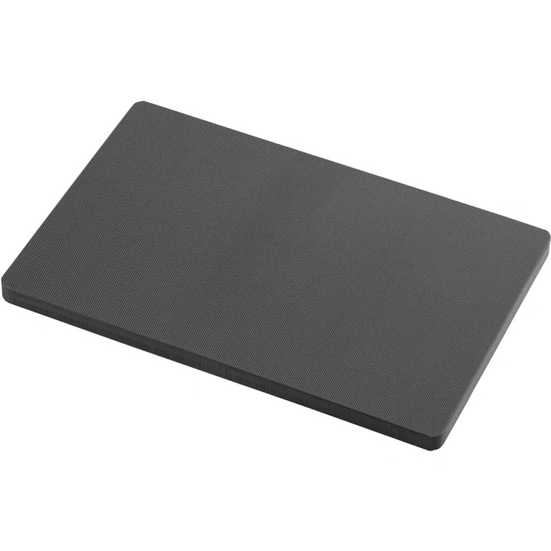 [HD4530-5-Black] Chopping Board Rectangular Black 12x18x2in.