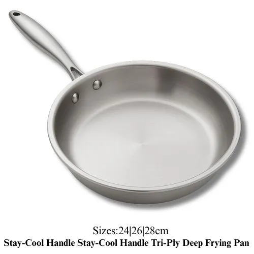 [PE5560] Stay-Cool Handle Tri-Ply Sauté Pan 26cm x H7.5cm